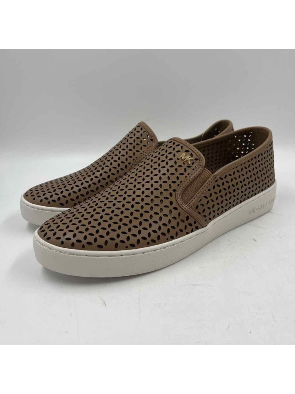 Michael Kors Women's Shoe Size 10 Tan Laser Cut Casual Shoes
